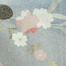 Load image into Gallery viewer, Kimono Light Blue Chrysanthemum Silk #9923B4
