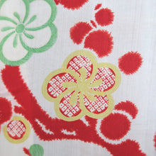 Load image into Gallery viewer, Haori Jacket Vintage(1920-1950) Wine red Meisen Peony Silk #11000F5
