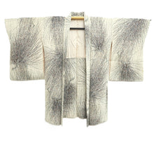 Load image into Gallery viewer, Haori Jacket Vintage(1950-1980) Cream white Tree Silk #11011A1
