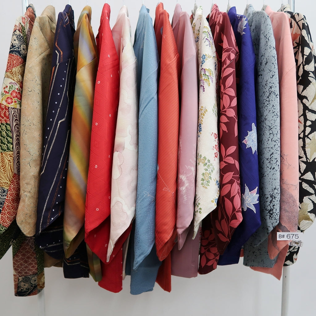 Bundle 15pcs Silk Haori Jacket Wholesale Bulk Free Shipping #675
