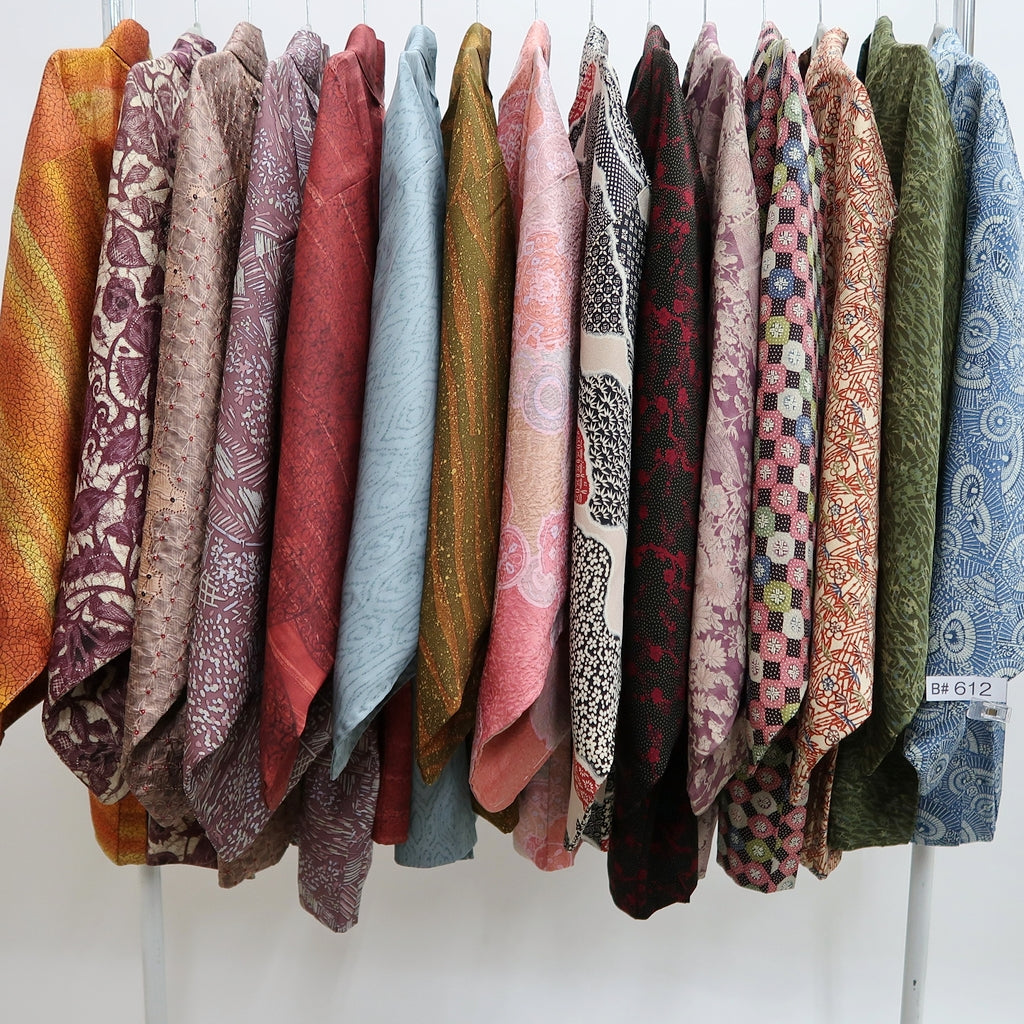 Bundle 15pcs Silk Haori Jacket Wholesale Bulk Free Shipping #612