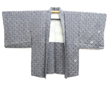 Load image into Gallery viewer, Haori Jacket Vintage(1950-1980) Gray Shibori Pine Tree Silk #10580C1

