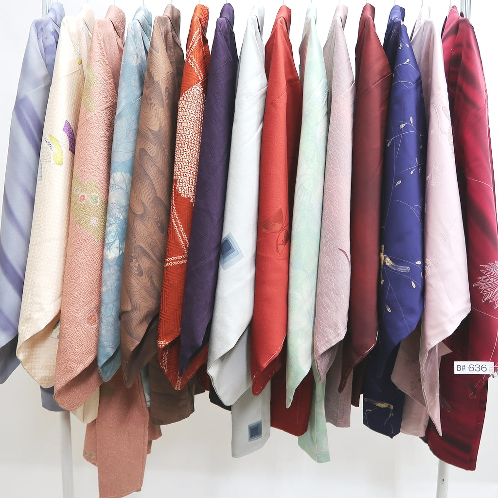 Bundle 15pcs Silk Haori Jacket Wholesale Bulk Free Shipping #636