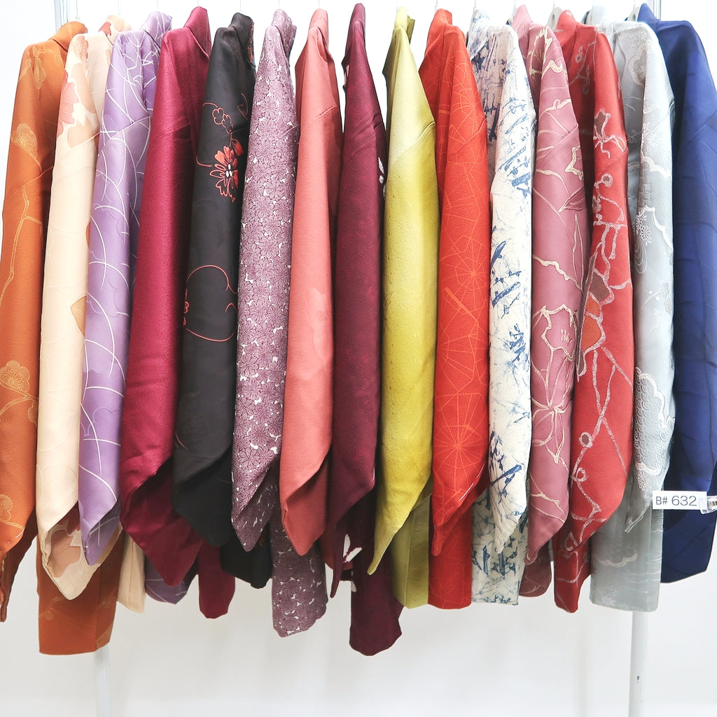 Bundle 15pcs Silk Haori Jacket Wholesale Bulk Free Shipping #632