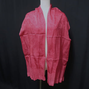 Silk Japanese Obiage Maple Leaf Magenta 66.1x11.4in(168x29cm) A#10043
