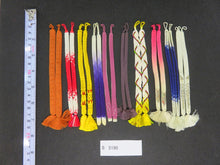 Load image into Gallery viewer, S#5190 Silk Haori Himo Flat Braid 10pcs Bundle Pack
