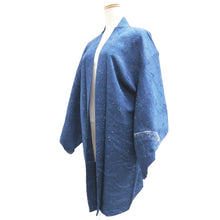 Load image into Gallery viewer, Haori Jacket Blue Deer Mountain Silk #10690D1
