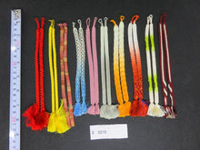 Load image into Gallery viewer, S#5210 Silk Haori Himo Flat Braid 10pcs Bundle Pack
