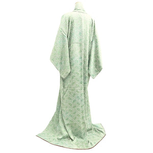 Kimono Green Shibori Silk #10531B3