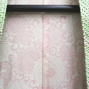 Haori Jacket Vintage(1950-1980) Light Green Full Shibori Flower Silk #10214E1