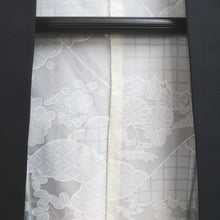 Load image into Gallery viewer, Haori Jacket Black Floral pattern Silk #11071A4
