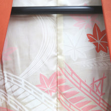 Load image into Gallery viewer, Haori Jacket Reddish Brown Butterfly Silk #10851E3
