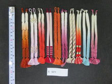 Load image into Gallery viewer, S#5271 Silk Haori Himo Flat Braid 10pcs Bundle Pack
