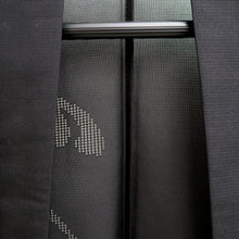 Load image into Gallery viewer, Haori Jacket Vintage(1950-1980) Black See-Through Flower Silk #10630C3

