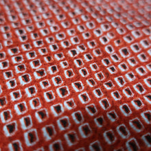 Load image into Gallery viewer, KK1493A2 Silk Kimono Fabric Vintage(1950-1980) Shibori Red 64.2x12.6in(163x32cm)
