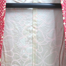 Load image into Gallery viewer, Haori Jacket Vintage(1950-1980) Red Pale Yellow Full Shibori Silk #10831E2
