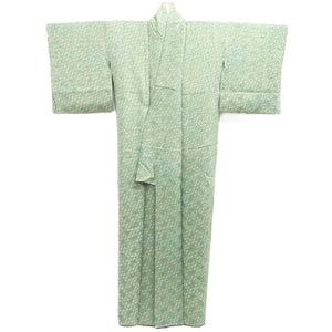 Kimono Green Shibori Silk #10531B3