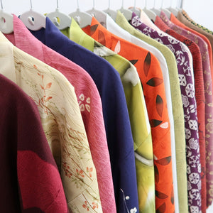 Bundle 15pcs Silk Haori Jacket Wholesale Bulk Free Shipping #678