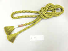 Load image into Gallery viewer, J#53 Silk Obijime Belt Tie Braided Cord 59.1in(150cm)
