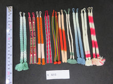 Load image into Gallery viewer, S#5212 Silk Haori Himo Flat Braid 10pcs Bundle Pack
