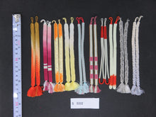 Load image into Gallery viewer, S#5332 Silk Haori Himo Flat Braid 10pcs Bundle Pack
