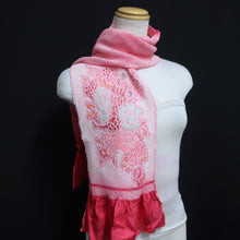 Load image into Gallery viewer, Silk Japanese Obiage Shibori Light Pink 51.2x7.1in(130x18cm) A#10004
