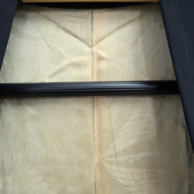 Load image into Gallery viewer, Haori Jacket Vintage(1950-1980) Black Gold Silver Landscape Tree Silk #10821E1
