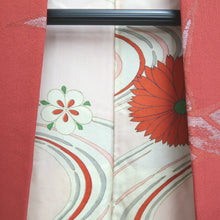 Load image into Gallery viewer, Haori Jacket Vintage(1920-1950) Red Orizuru Silk #10620C3
