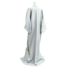Load image into Gallery viewer, Kimono Light Gray Shinobu Kanji Silk #10521B2
