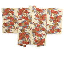 Load image into Gallery viewer, Haori Jacket Cream white Chrysanthemum Silk #10720D2
