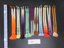 Load image into Gallery viewer, S#5452 Silk Haori Himo Flat Braid 10pcs Bundle Pack
