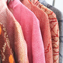 Load image into Gallery viewer, Bundle 12pcs Silk Vintage Full Shibori Haori Wholesale Bulk Free Shipping #763
