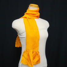 Load image into Gallery viewer, Silk Japanese Obiage Shibori Orange 45.7x5.1in(116x13cm) A#10014
