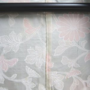 Haori Jacket Vintage(1950-1980) Black Shibori Flower Silk #9849B2