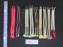 Load image into Gallery viewer, S#5153 Silk Haori Himo Flat Braid 10pcs Bundle Pack
