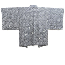 Load image into Gallery viewer, Haori Jacket Vintage(1950-1980) Gray Shibori Pine Tree Silk #10580C1
