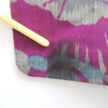 Load image into Gallery viewer, Haori Jacket Vintage(1920-1950) Magenta Meisen Botanical Silk #11041A3
