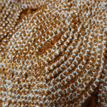 Load image into Gallery viewer, Silk Japanese Obiage Shibori Brown 55.1x6.7in(140x17cm) A#10054
