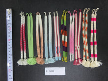 Load image into Gallery viewer, S#5433 Silk Haori Himo Flat Braid 10pcs Bundle Pack
