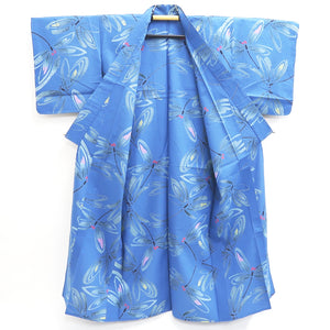 Yukata Blue Dragonfly Cotton #9909B4