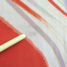 Load image into Gallery viewer, Juban Vintage(1920-1950) Red Phoenix Silk #10377F4
