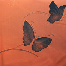 Load image into Gallery viewer, Haori Jacket Reddish Brown Butterfly Silk #10851E3
