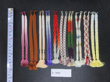 Load image into Gallery viewer, S#5434 Silk Haori Himo Flat Braid 10pcs Bundle Pack
