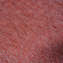 Load image into Gallery viewer, KK1494A2 Silk Kimono Fabric Vintage(1950-1980) Shibori Red 63.4x12.6in(161x32cm)
