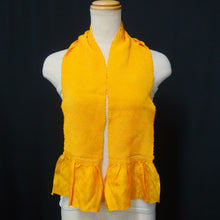 Load image into Gallery viewer, Silk Japanese Obiage Shibori Orange 45.7x5.1in(116x13cm) A#10014
