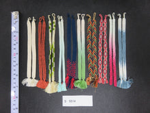 Load image into Gallery viewer, S#5514 Silk Haori Himo Flat Braid 10pcs Bundle Pack

