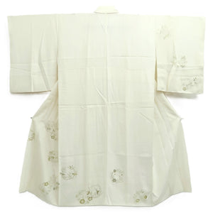 Juban White Gold Peony Plum blossom Silk #10514B2