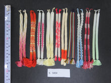 Load image into Gallery viewer, S#5454 Silk Haori Himo Flat Braid 10pcs Bundle Pack
