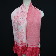Load image into Gallery viewer, Silk Japanese Obiage Shibori Light Pink 51.2x7.1in(130x18cm) A#10004
