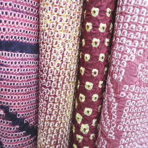 Bundle 12pcs Silk Vintage Full Shibori Haori Wholesale Bulk Free Shipping #494